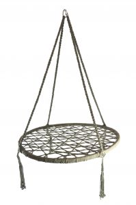 Bocianie gniazdo huśtawka szare 80cm