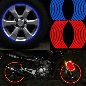 Naklejki odblaskowe paski na koła rower motocykl