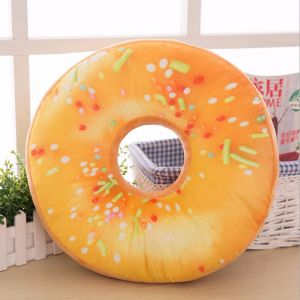Poduszka dekoracyjna DONUT pomarańczowy