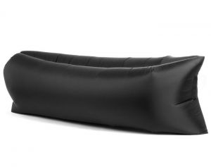 Lazy Bag SOFA materac na POWIETRZE czarno-zielony
