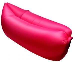 Lazy Bag SOFA materac LEŻAK POWIETRZE ciemny róż